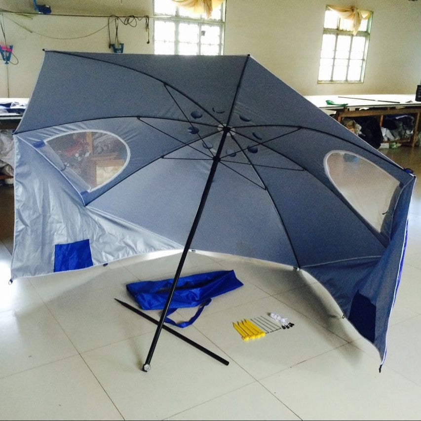 Stabil strandparasol med UV-beskyttelse Skanto