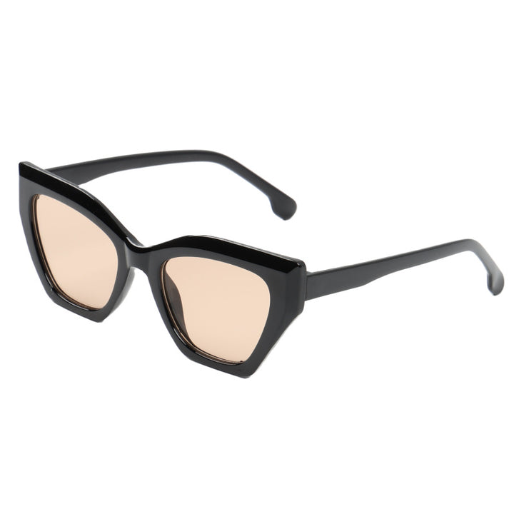 Dame Cat-Eye solbriller med originalt mønster Skanto