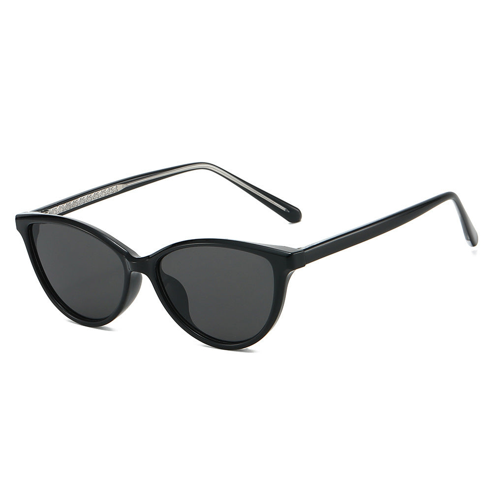 Dame Cat-Eye solbriller med stilige aksenter Skanto