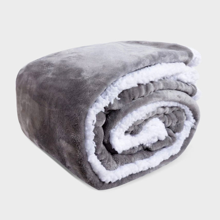 Dame plysj teppe med dobbel fleece Skanto