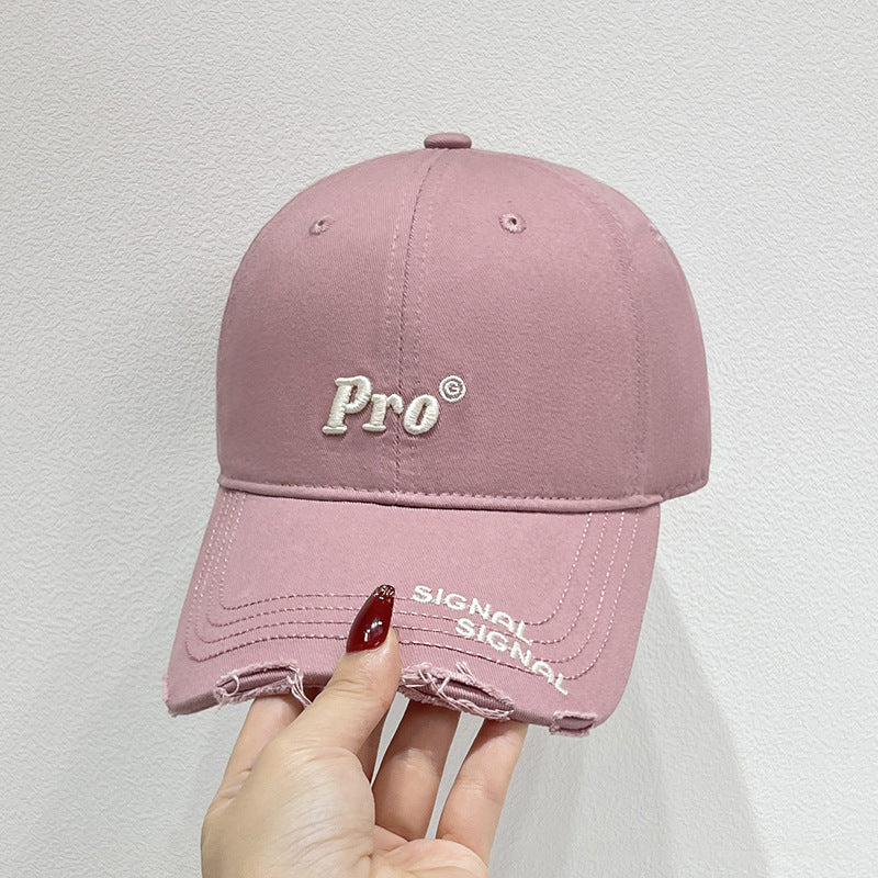 Dame's Casual Distressed Baseball Cap Skanto