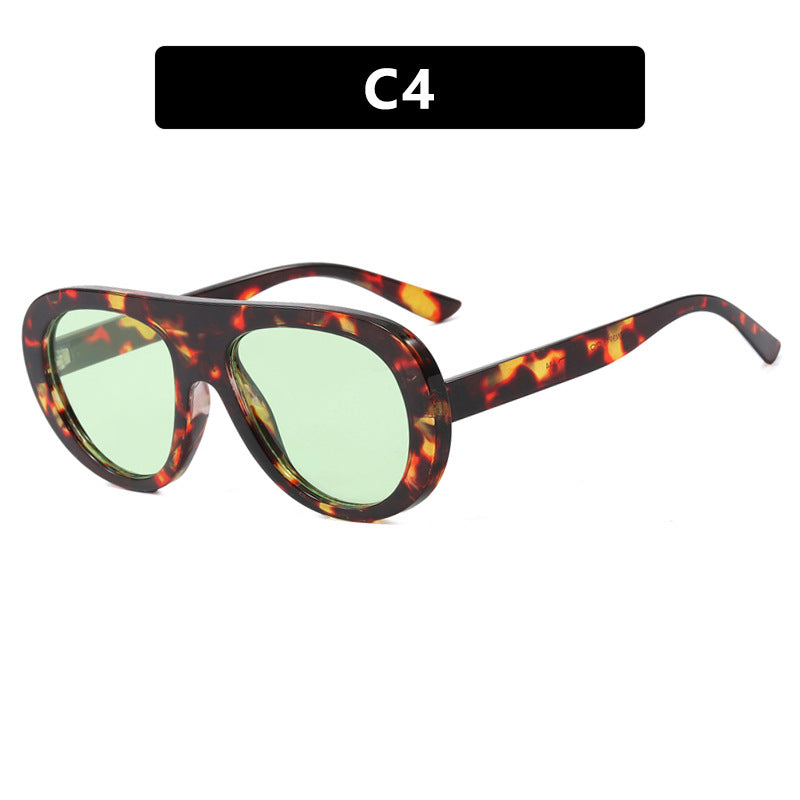 Women's stylish sunglasses with unique futuristic design Skanto