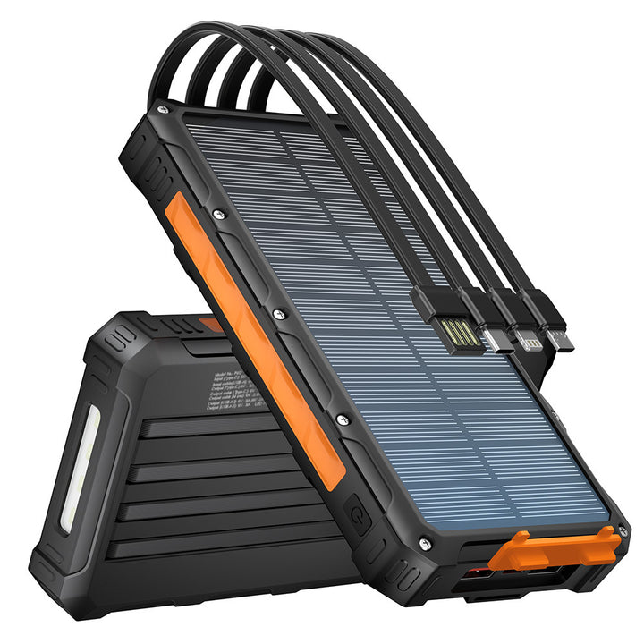 Multifunksjonell solpowerbank med hurtigladefunksjon Skanto
