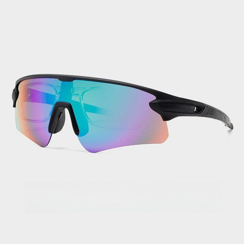 Unisex Sportslig høytytende solbrille med aerodynamisk design og justerbart nesepad Skanto
