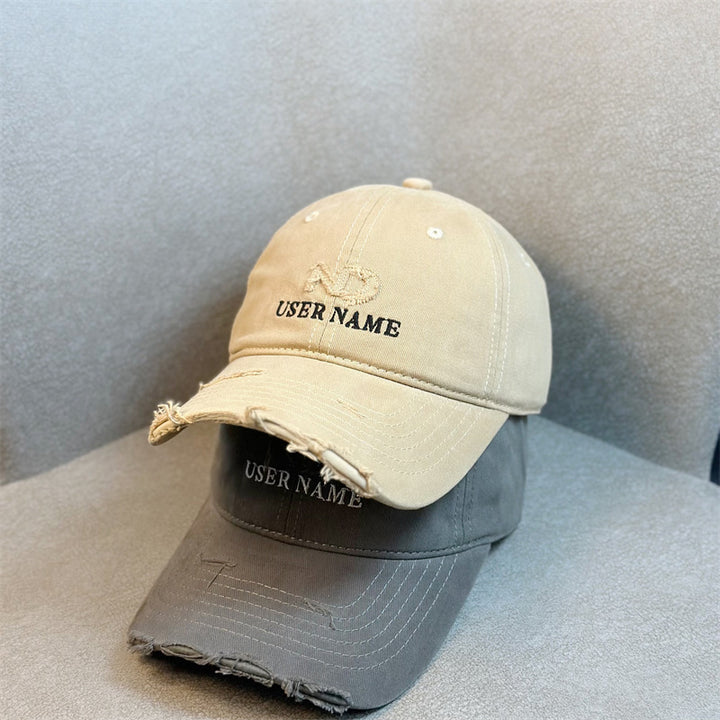 Kvinne Slitt Fritid Justerbar Baseball Cap Skanto