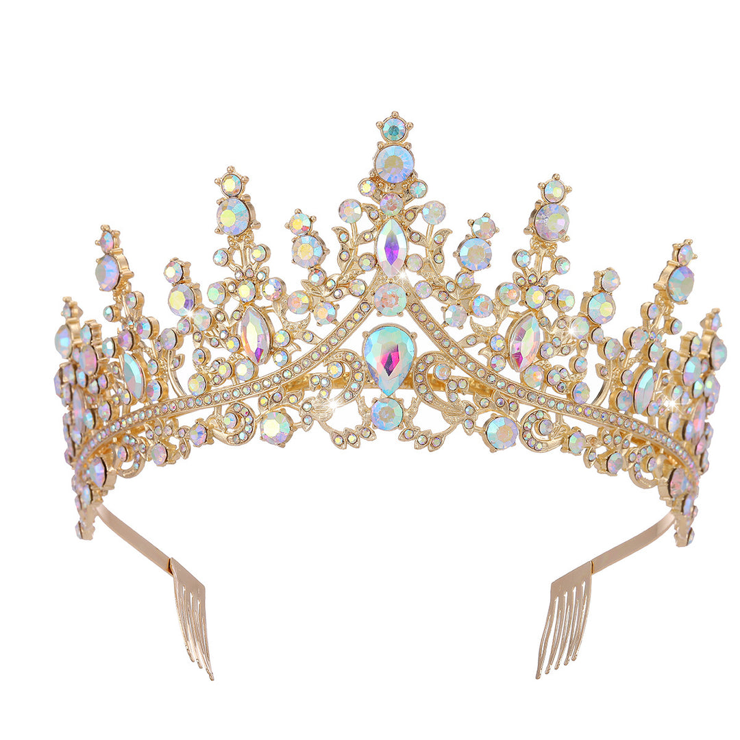 Dame Strass Tiara med glitrende edelstener Skanto