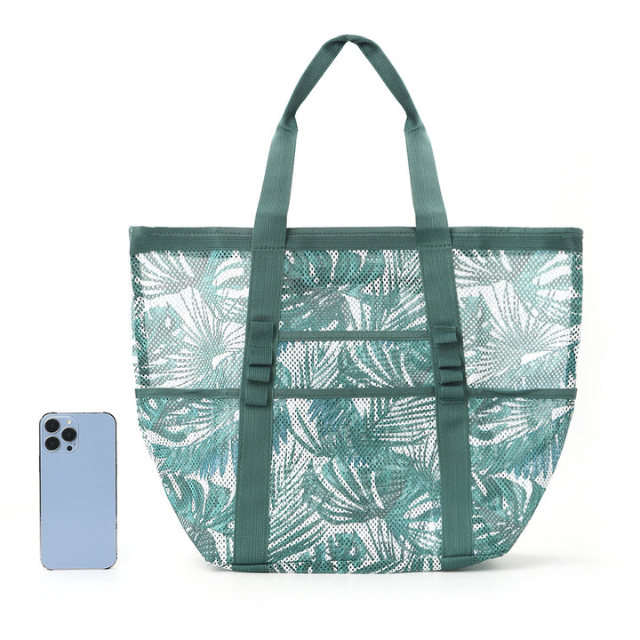 Praktisk Strandbag I Luftig Nettedesign Skanto