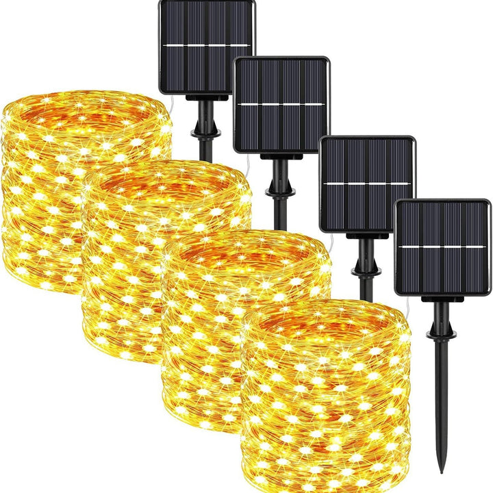 LED Fe Fairy Lights Ultra-Tynn Sølvtråd Batteridrevet Sprutsikker Dekorativ Belysning Skanto