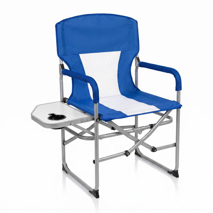 Sammenleggbart campingstol med sidebord Skanto