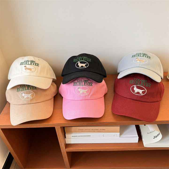 Kvinne Casual Brodert Baseball Caps Skanto