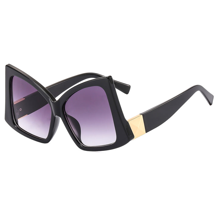 Women's oversized sunglasses with elegant square frame and protective UV protection Skanto