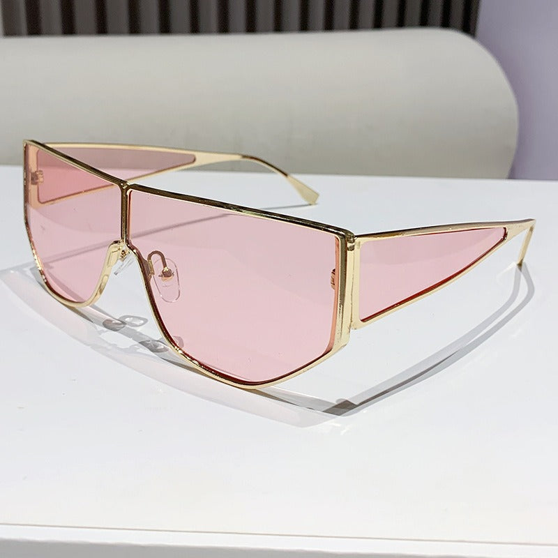 Men's Bold Statement Shield Sunglasses Skanto