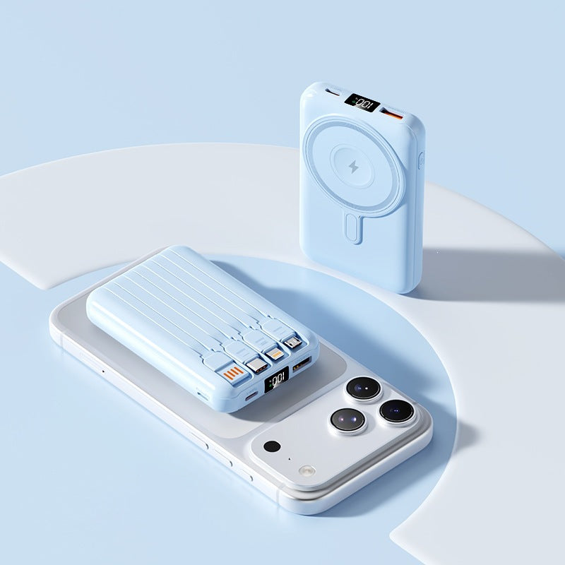 Bærbar Powerbank med magnetfunksjon Skanto