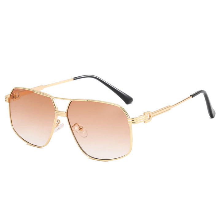 Dame stilige oversized solbriller med diamantformet ramme Skanto