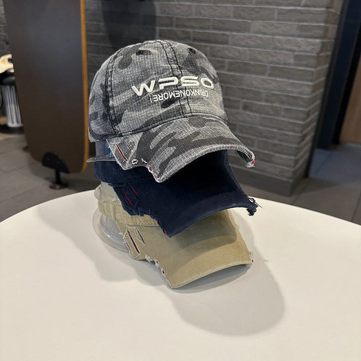 Herre Kamuflasje Bomull Baseball Caps Skanto