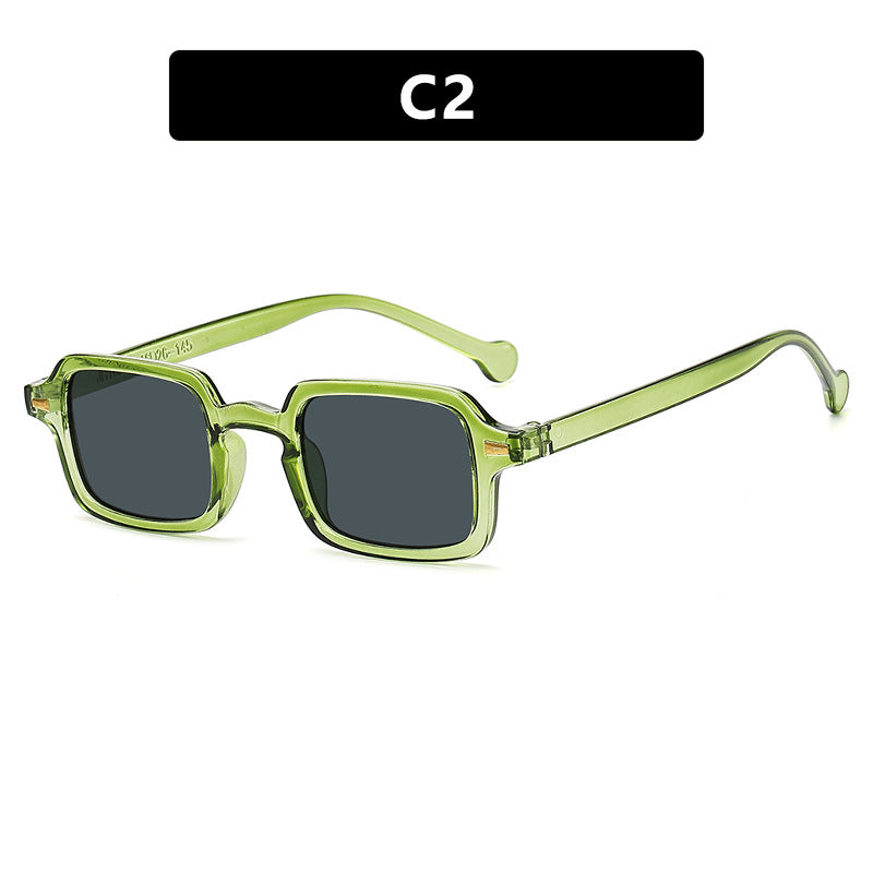 Women's exclusive square sunglasses with elegant metal frame and UV protection Skanto