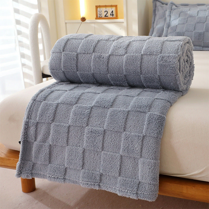 Dame Myk og pustende Rutete teppe Skanto