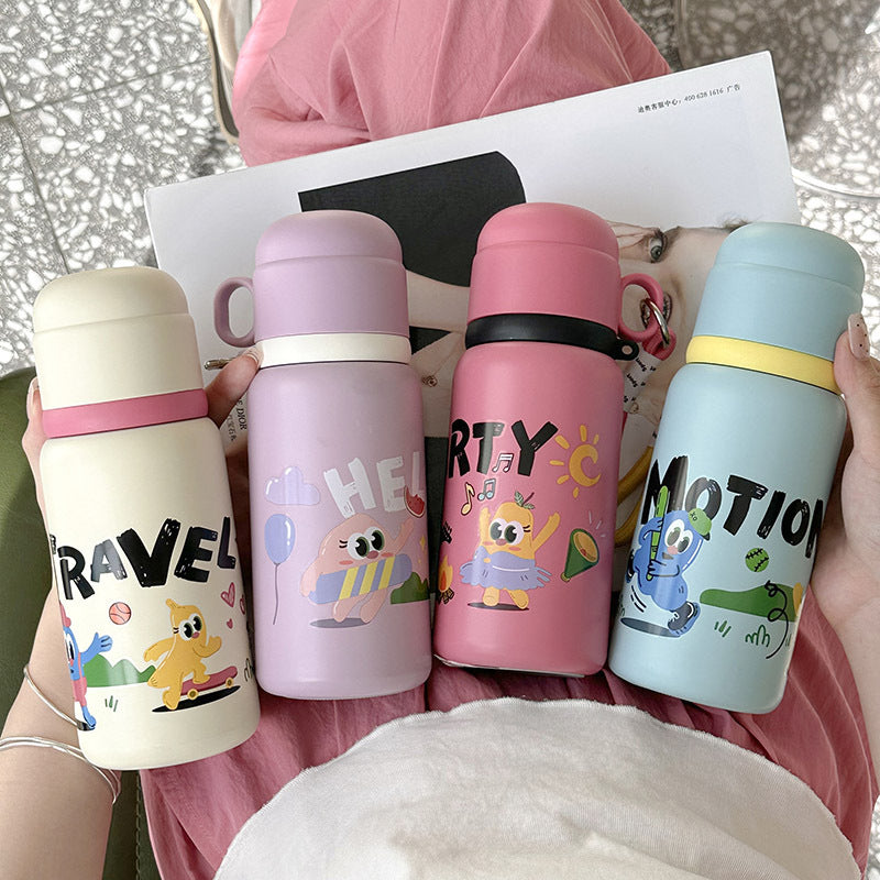 Damen Isolierflasche mit fröhlichem Tierdesign Skanto