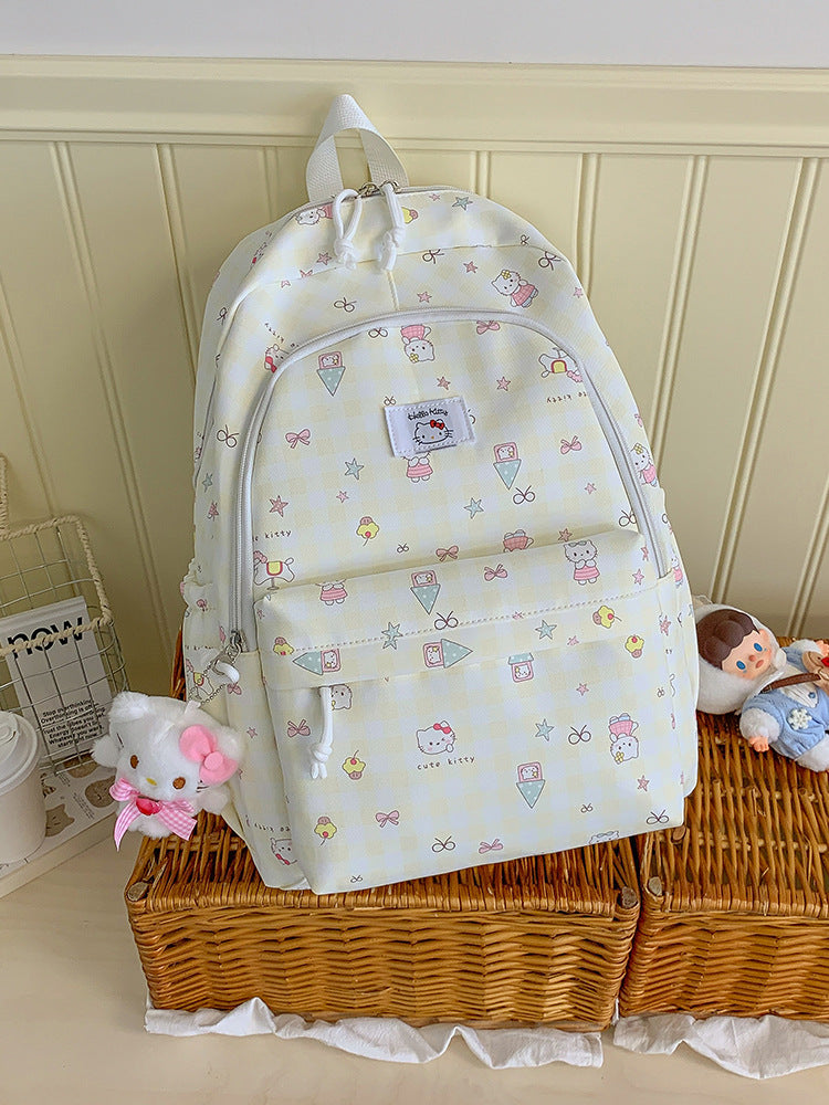 Søt Kawaii-tema Skole Ryggsekk