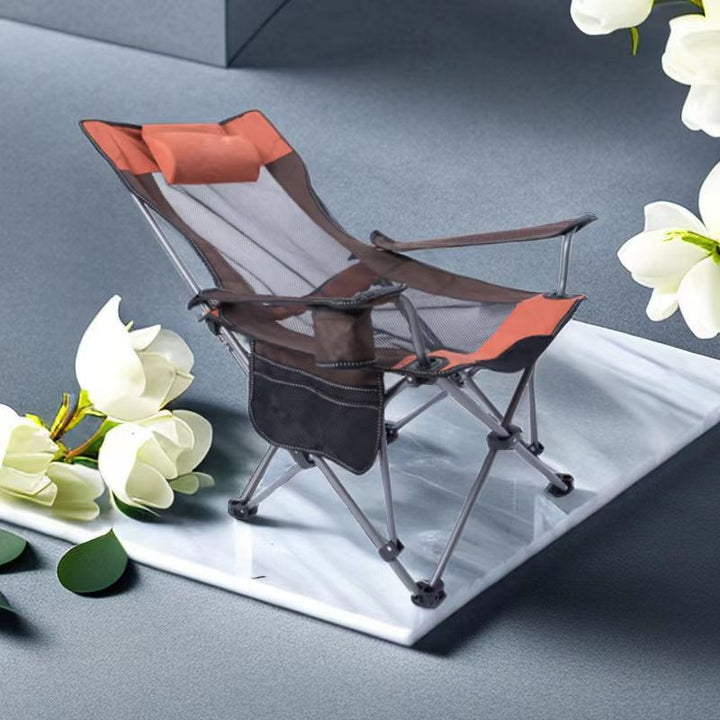 Women's Folding Lounge Chair with Adjustable Headrest Skanto