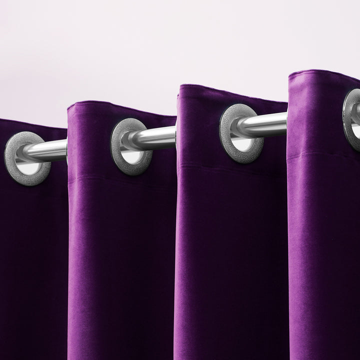 Velvet Grommet Top Gardin Skanto