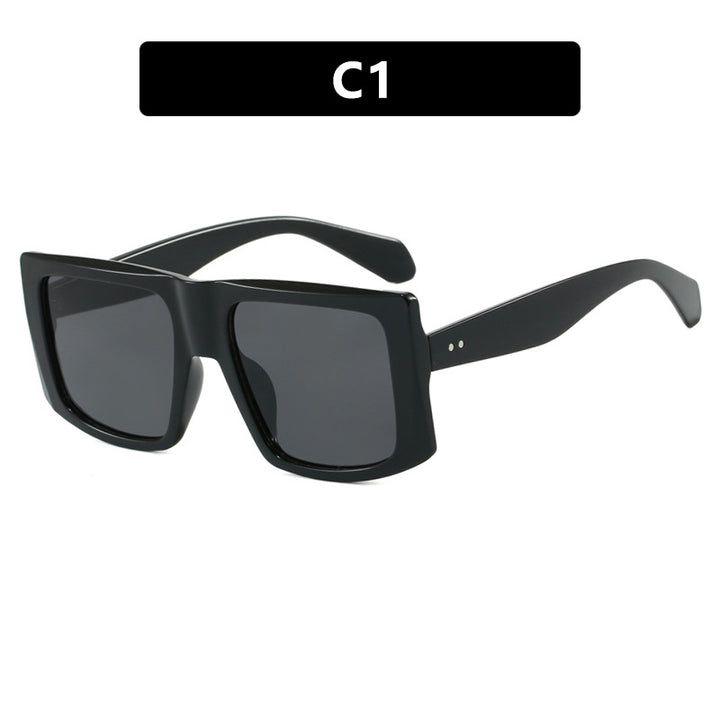 Women's square sunglasses with durable plastic frame and protective UV filter Skanto
