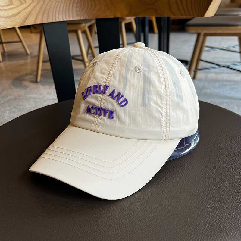 Kvinne Brodert Aktiv Livsstil Baseball Caps Skanto