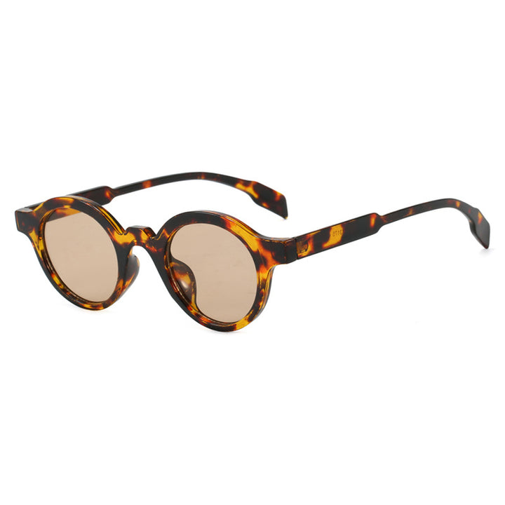 Women's trendy round sunglasses with high-quality, flexible frame Skanto
