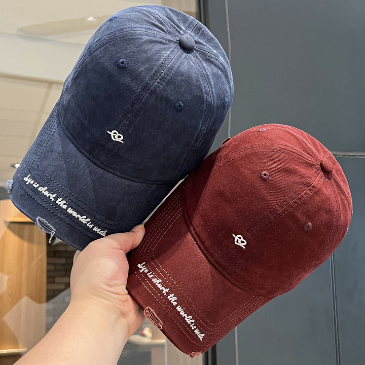 Kvinners slitt vintage stil baseball cap Skanto