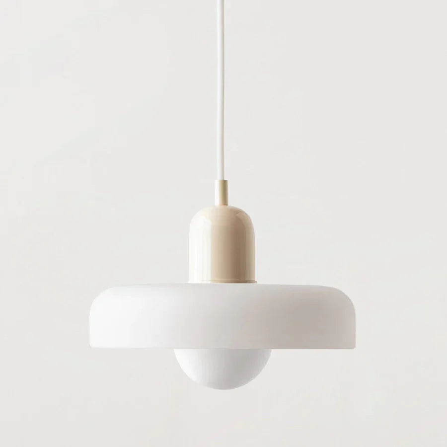 Skandinavisk pendellampe for stue og spisestue – Minimalistisk design med justerbar høyde – Glass