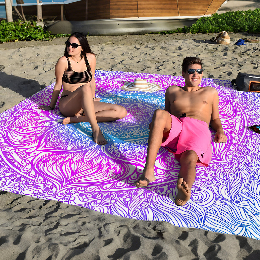 Mandala Design Strandmat Skanto