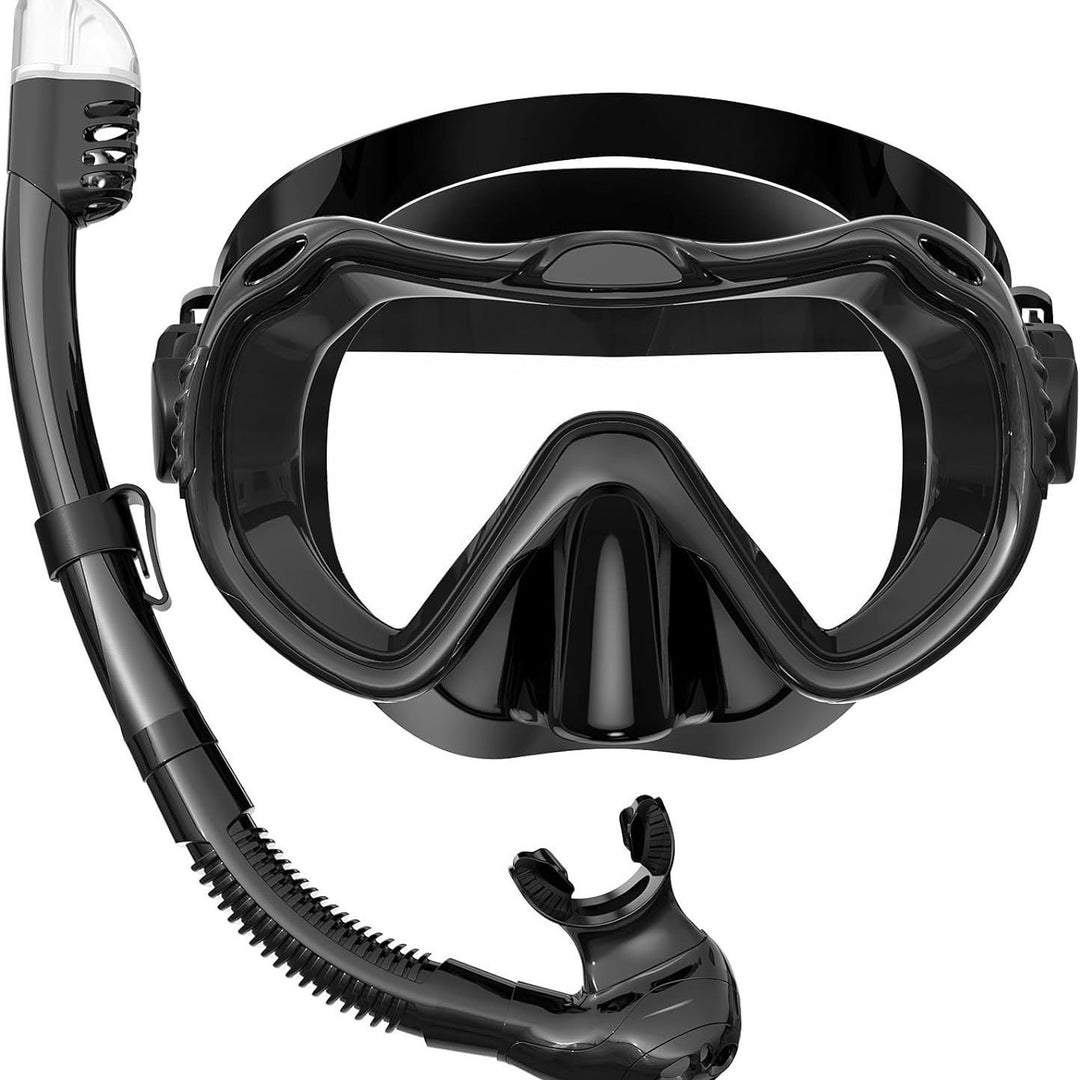 Tauchmaske med Fit-teknologi og ergonomisk snorkel Skanto