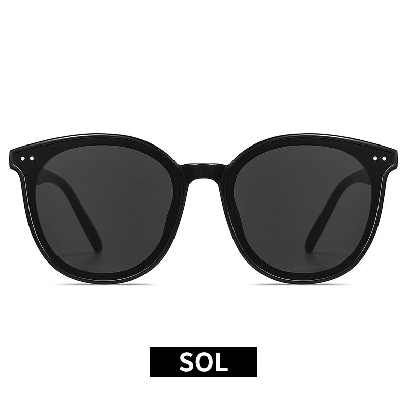 Dame Oversized Solbriller med elegant design Skanto