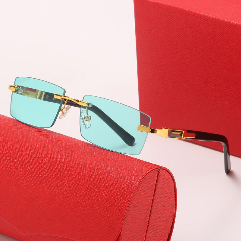Damer moteriktig rektangulær solbrille Skanto