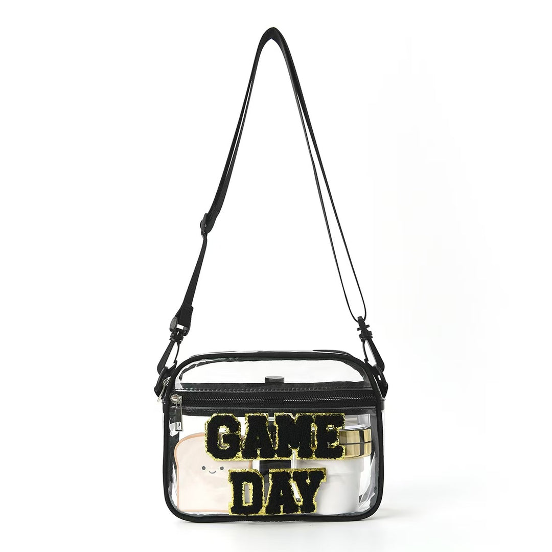 Sporty crossover bag with transparent front Skanto