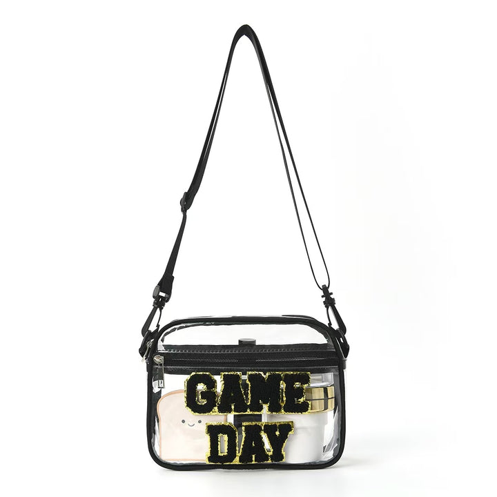 Sporty crossover bag with transparent front Skanto