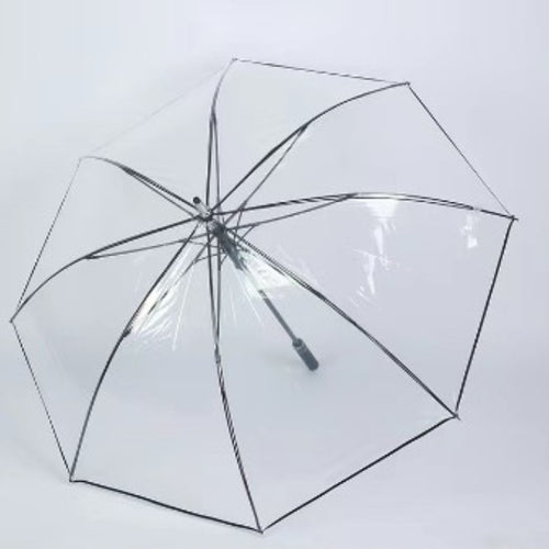Damer Transparent Paraply med Ergonomisk Håndtak Skanto