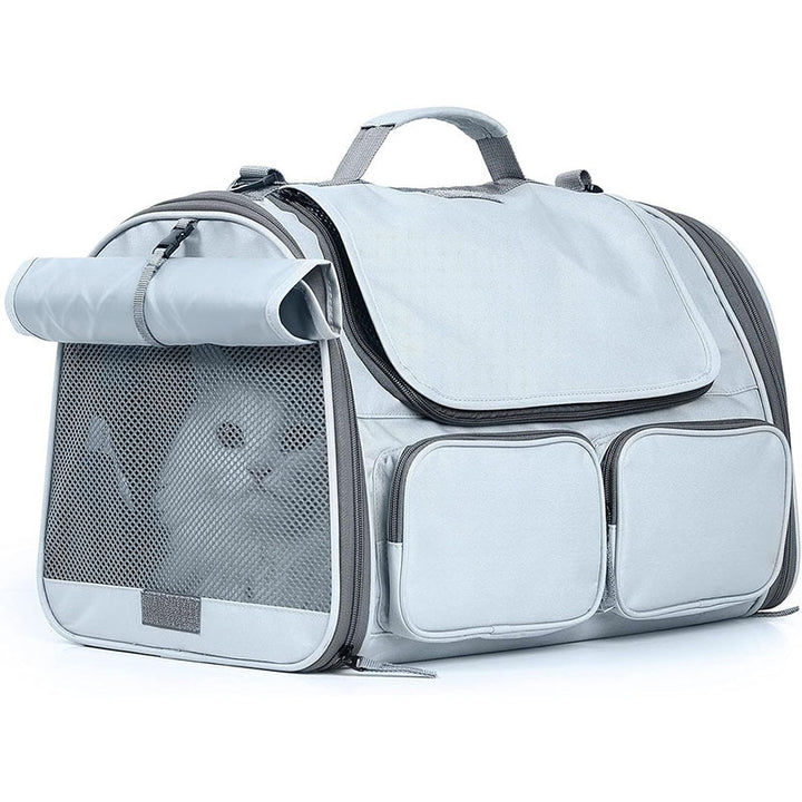 Tragetaske for kjæledyr med pustende nettpaneler Skanto