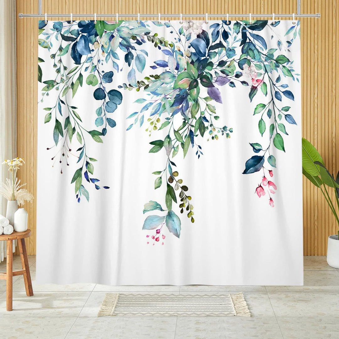 Blomstertrykk dusjkappe Skanto