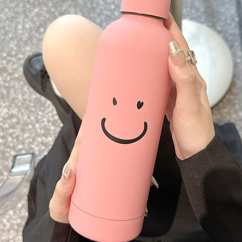 Damen Isolierflasche med innovativt smilmotiv Skanto