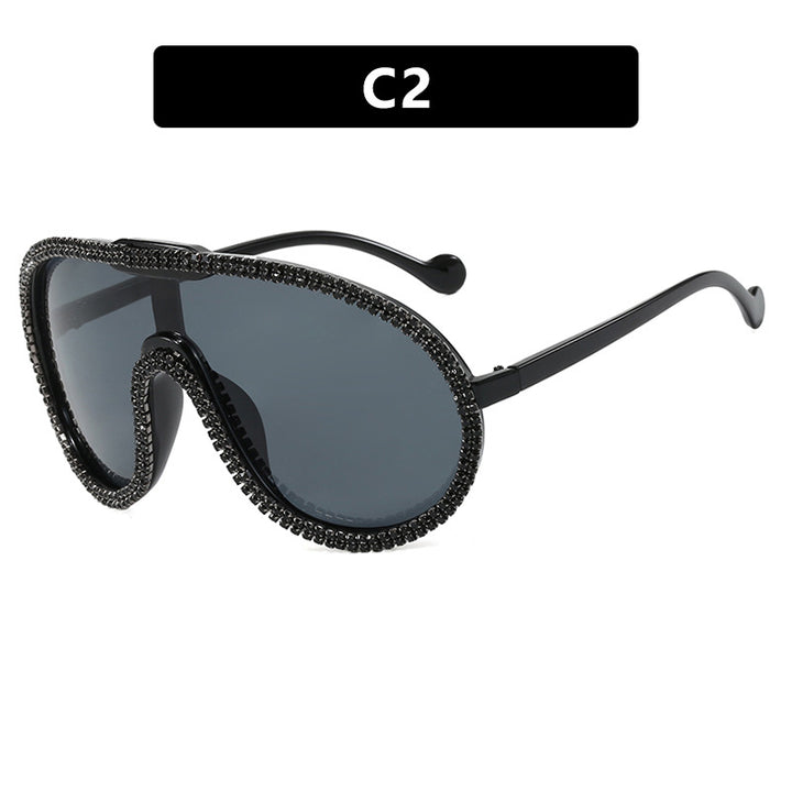 Women's extravagant sunglasses with sparkling frame Skanto