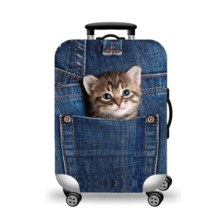 Unisex nan Kinder Kabinen Trolley med internasjonalt landemerke-motiv og lett ABS-skal Skanto