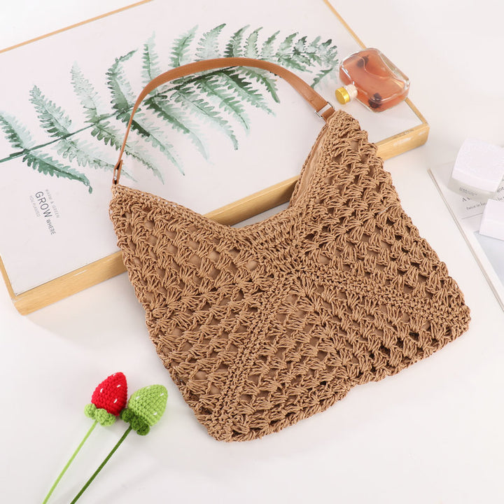 Håndlaget Makramee Crossbody Bag Skanto