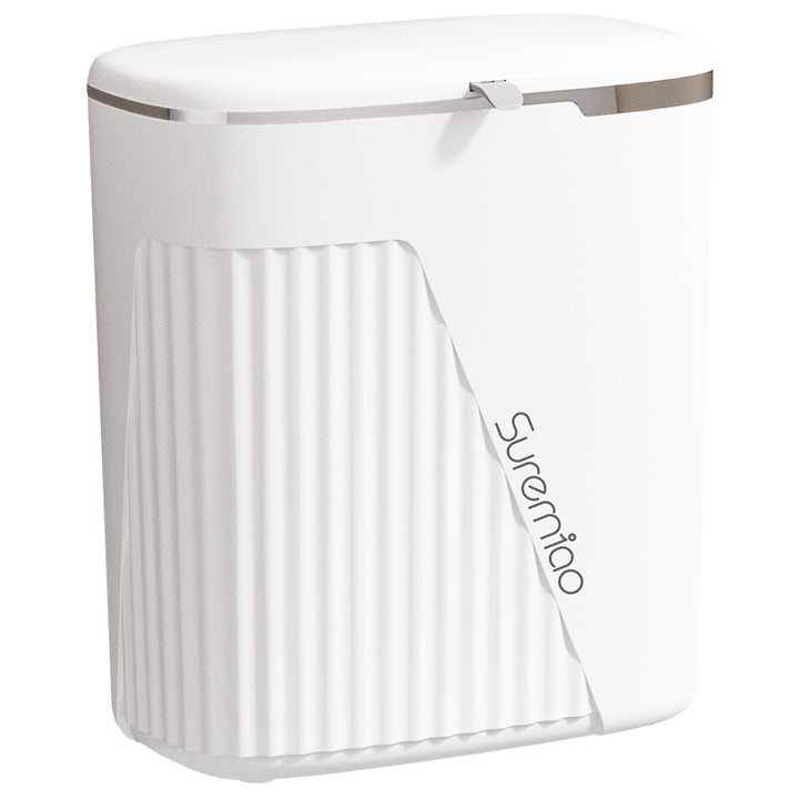 Women's compact wall-mounted bin with lid and odor-proof system Skanto