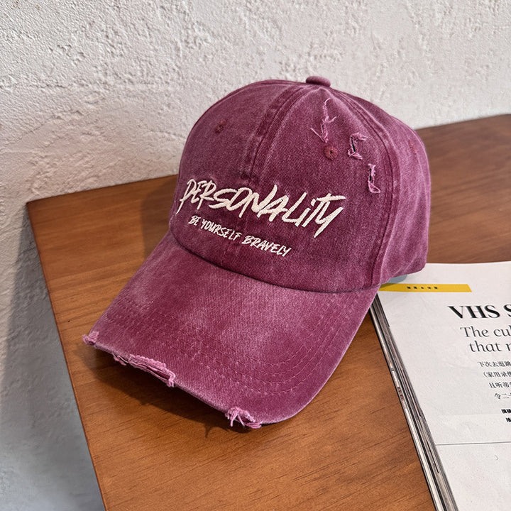 Kvinnenes Slitt Denim Justerbar Caps Skanto