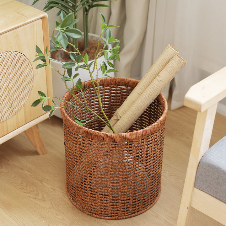 Unisex Håndvevd Oppbevaringsbeholder i Naturlig Materiale Skanto
