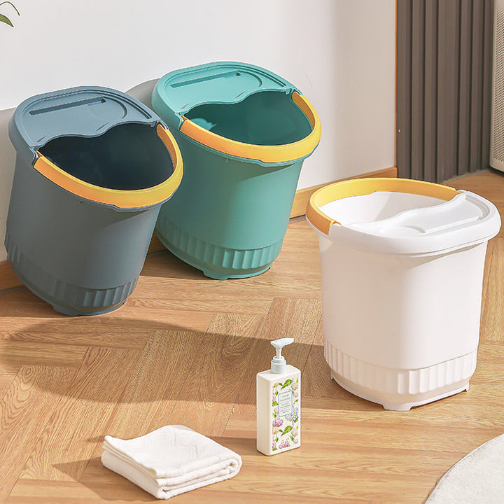 Kvinnenes praktiske og elegante oppbevaringsbøtte med ergonomisk håndtak Skanto