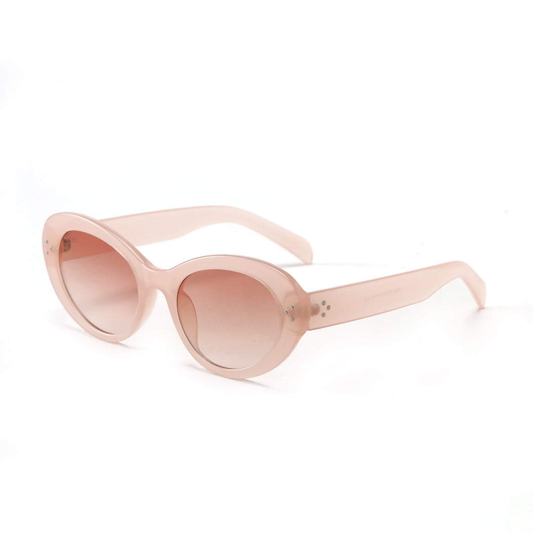Dame moteriktig oversized solbrille med elegant ramme Skanto
