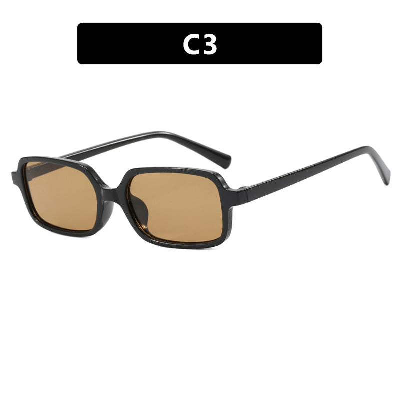 Women's square sunglasses with unique, extravagant design and UV protection Skanto