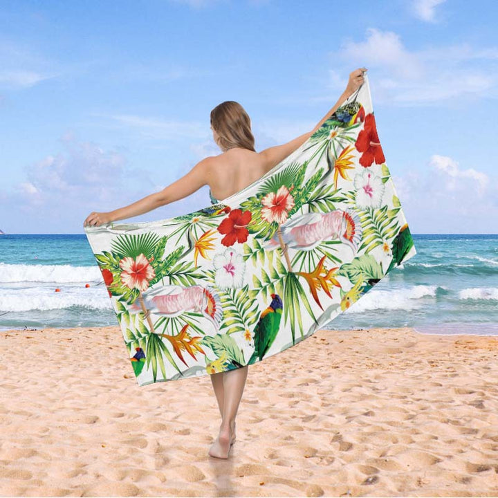 Strandpledd i eksklusiv mosaikkdesign Skanto